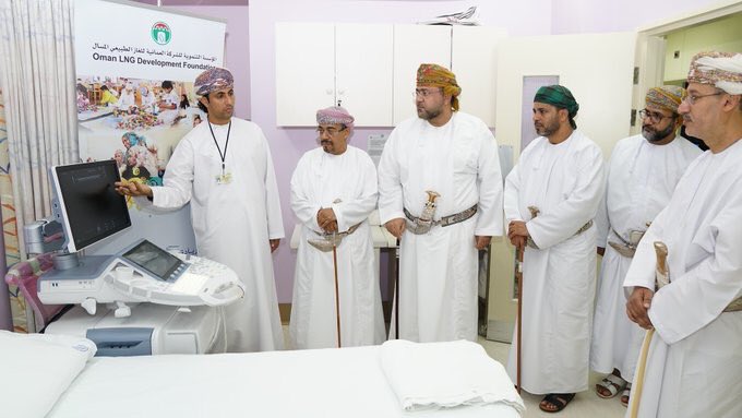 nashr_om's tweet photo. بتمويل من الشركة العمانية للغاز الطبيعي المسال تدشين عدد من أجهزة التصوير بالموجات فوق الصوتية بالمستشفى الجامعي.
#المستشفى_الجامعي
#SQUH https://t.co/v57ZTO4uXC