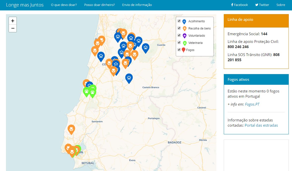 lisboandopt's tweet photo. Para ajudar as vítimas dos #incendios em Portugal, têm aqui um excelente recurso: https://t.co/5VqBt1QM3Z, e @LongeMasJuntos no Twitter. https://t.co/1hdDJ6dXzG