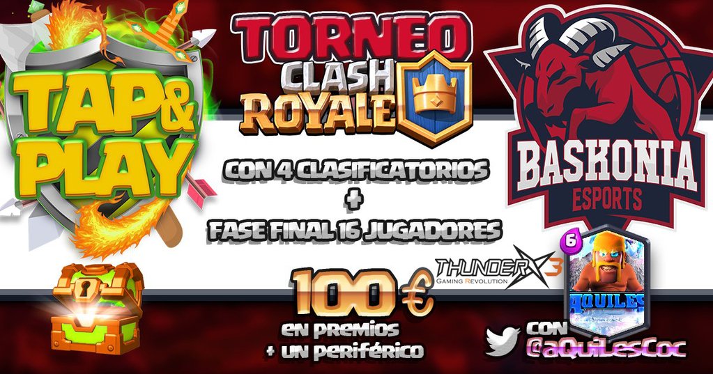 ZestAcademy_'s tweet photo. Tenemos el placer de anunciar, ahora sí, oficialmente, la 'ThunderX3 Baskonia Tap&amp;Play Cup', con un prize pool de 100€ + periférico. https://t.co/qAkxzgeHXr