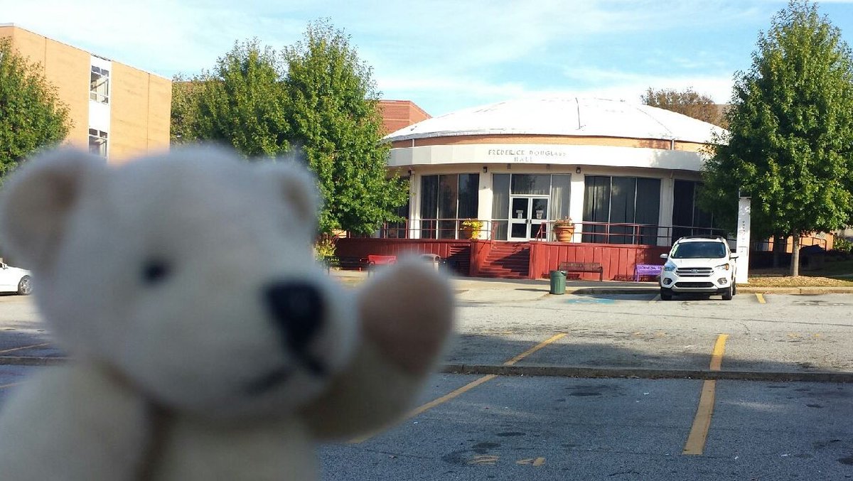 LittleBearOrg's tweet photo. #wheresthelittlebear hanging out where #HiddenFigures was filmed! @Morehouse
#hiddenbears #Homecoming2017 #preemiesupport #preemiepower https://t.co/qiR8JGGXPo