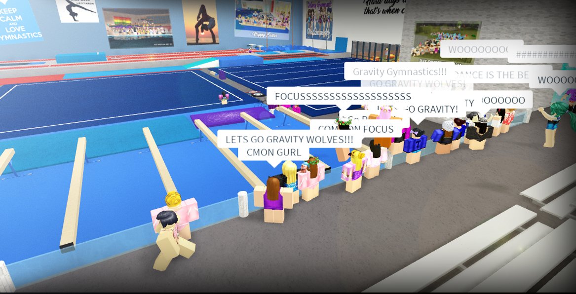 Roblox Gymnastics On Twitter I Love Seeing Some Team Spirit - pictures of roblox gymnastics teams