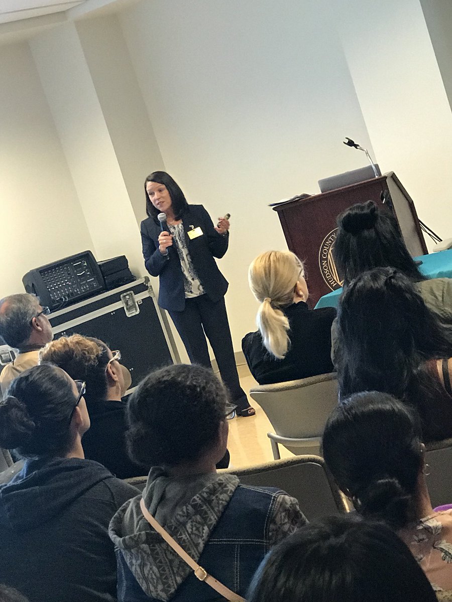 HudsonCCC's tweet photo. Lisa Dougherty, HCCC Dean of Enrollment Services, speaks to prospective students about the #HCCCFOCUS https://t.co/b9QnlHSh6R