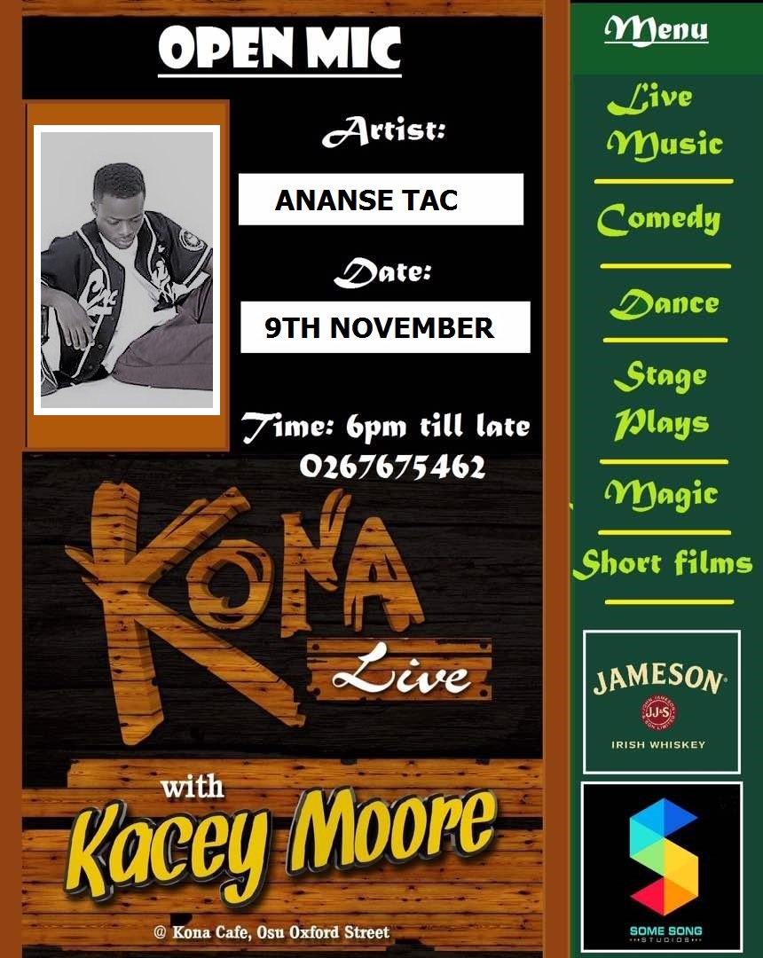 djfuadpe1's tweet photo. Mark the date 9th Nov 2017 #KonaLIVE #KaceyMoore #AnanseTac @ananse_TAC https://t.co/0KgA7wbuWO