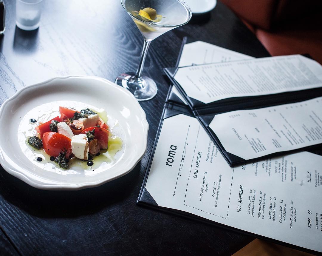 🎶On an evening at Roma... 🎶 | #PortlandMaine #RomaPortland #MaineFood #AmericanItalian #AndersRules #GuyRules