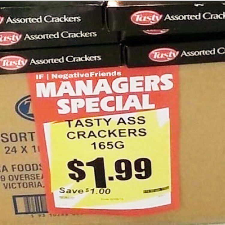 shitsign's tweet photo. Mmmmm ass crackers.
โ
#shitsign #baddesign #ass https://t.co/UrdTRMoDeX https://t.co/r8mm6X9Nny