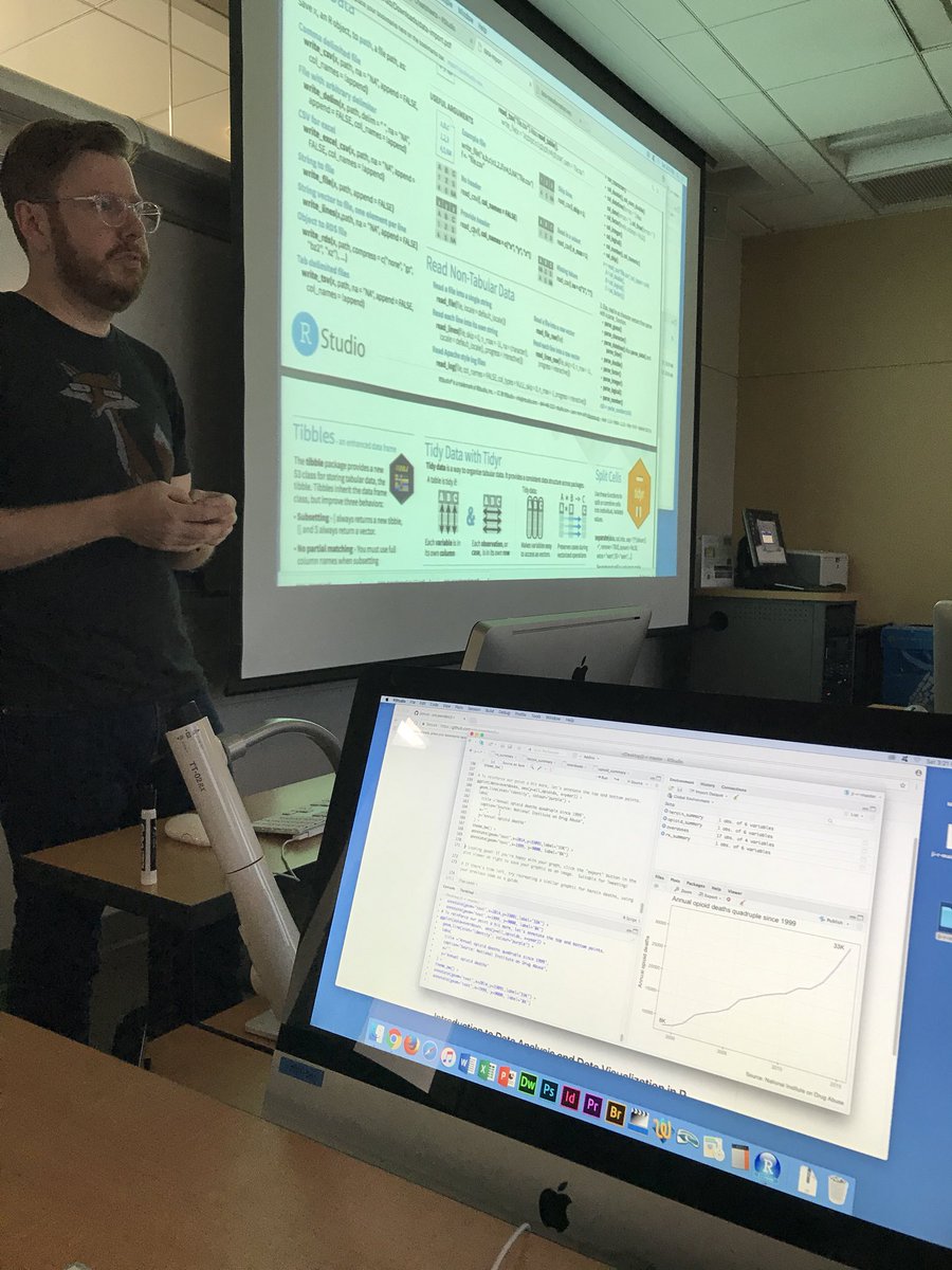 brookevandam's tweet photo. Learning โRโ from the great @smussenden at #jiconf. https://t.co/9aOVfVyPvz