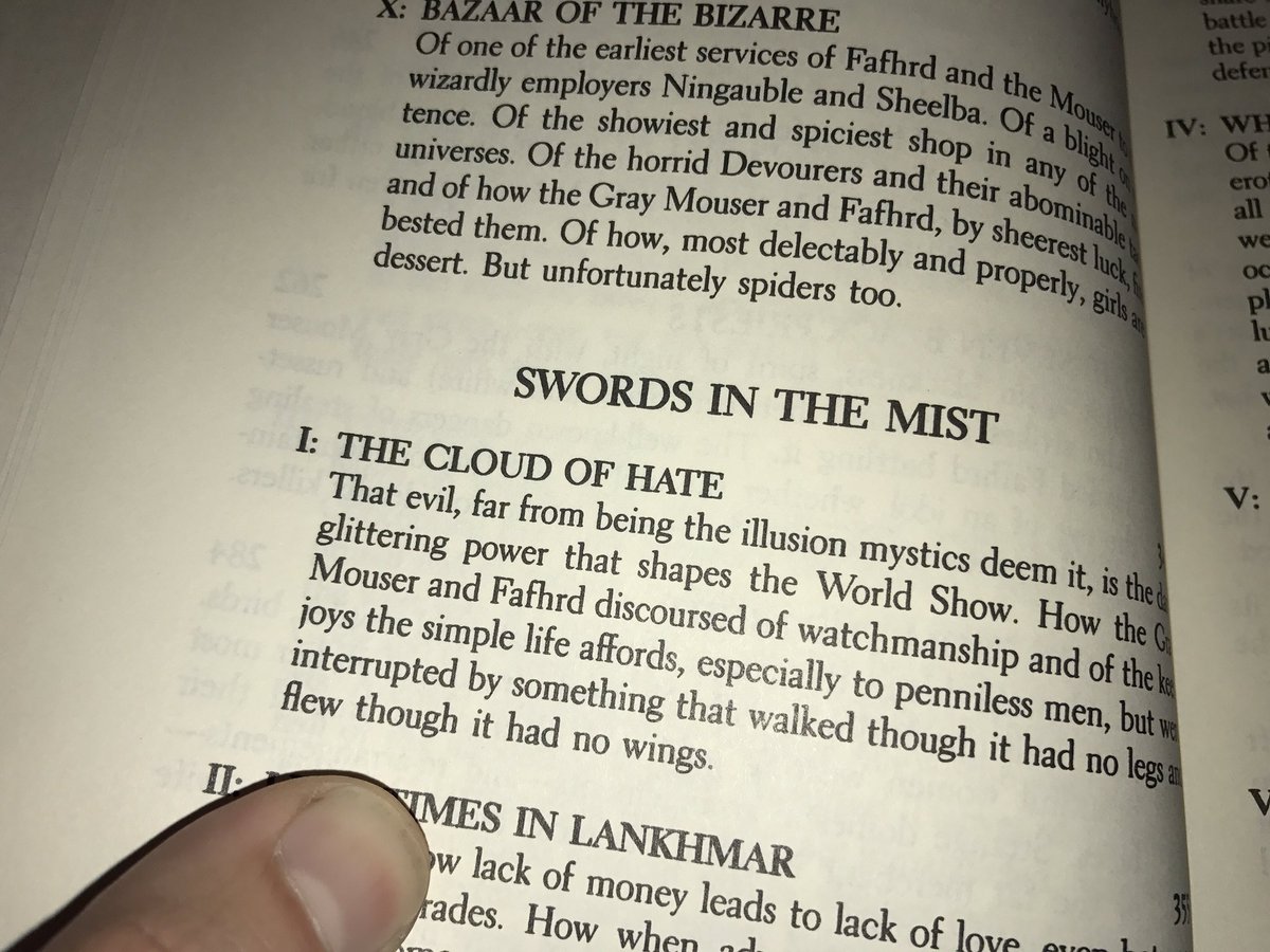 TiMEoFPoSTiNG's tweet photo. I've been desperately in need
of an engaging fictive world
(having🕊dove🦅hard
into #GradSkool);
#FafhrdAndTheGrayMouser
is😃beyond😃perfection https://t.co/3gjAURRXBc
