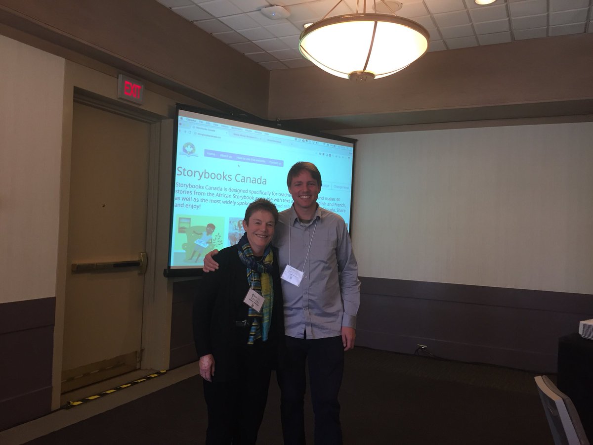 melaniemwong's tweet photo. #lleders presenting at #ATESL17 Bonny and Espen (Storybooks Canada) @UBC_LLED https://t.co/fri4apshIj