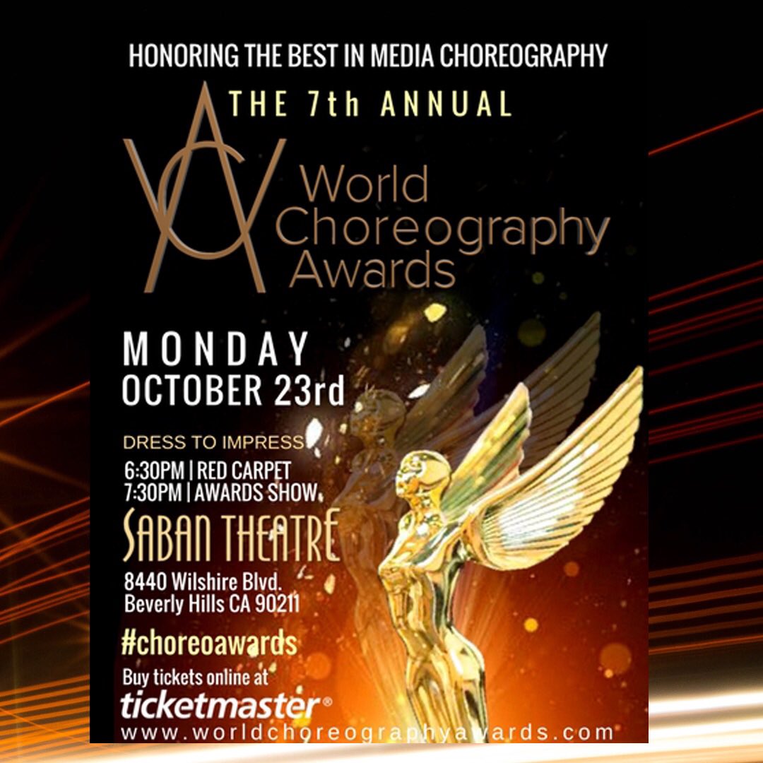 DanceClassLive's tweet image. Can’t wait to see everyone at the 7th Annual #ChoreoAwards 💫
Congratulations to all the nominees from #DCL ✨

More info: @choreoawards