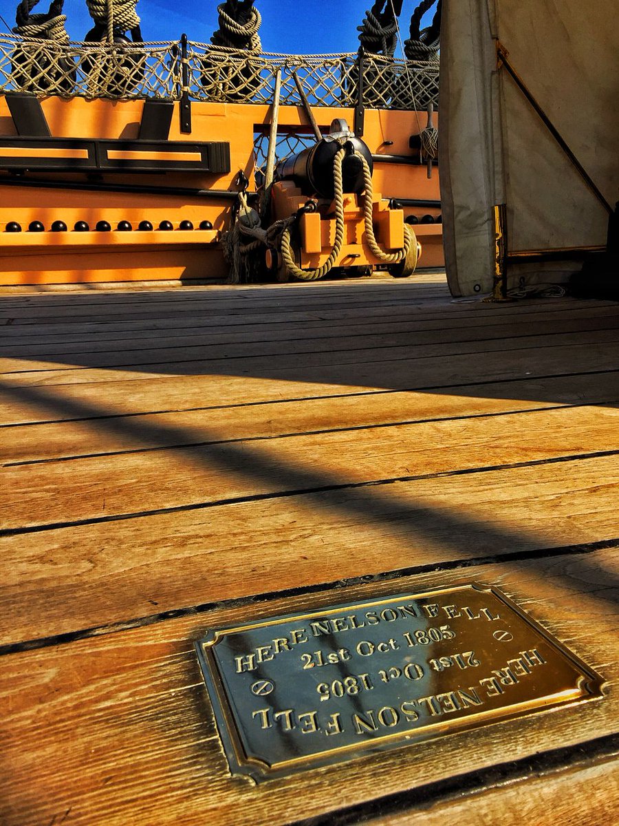 Today in 1805 Nelson won a shattering victory at Trafalgar. 
Ships lost: 
French and Spanish fleet: 22 
British: 0