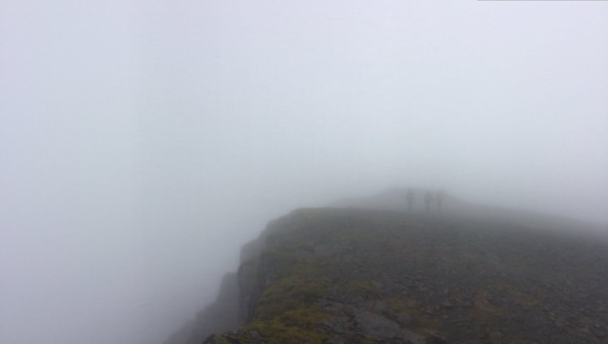 steamingboots's tweet image. Nearly at Ben Mores summit earlier #zeroview