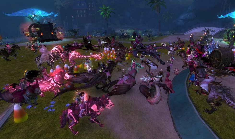 BaraShin_ADAM's tweet photo. Cute moment today from #PinkDay17 #PinkDayinLA #GW2 #GuildWars2 https://t.co/hc7Tvf3zwy