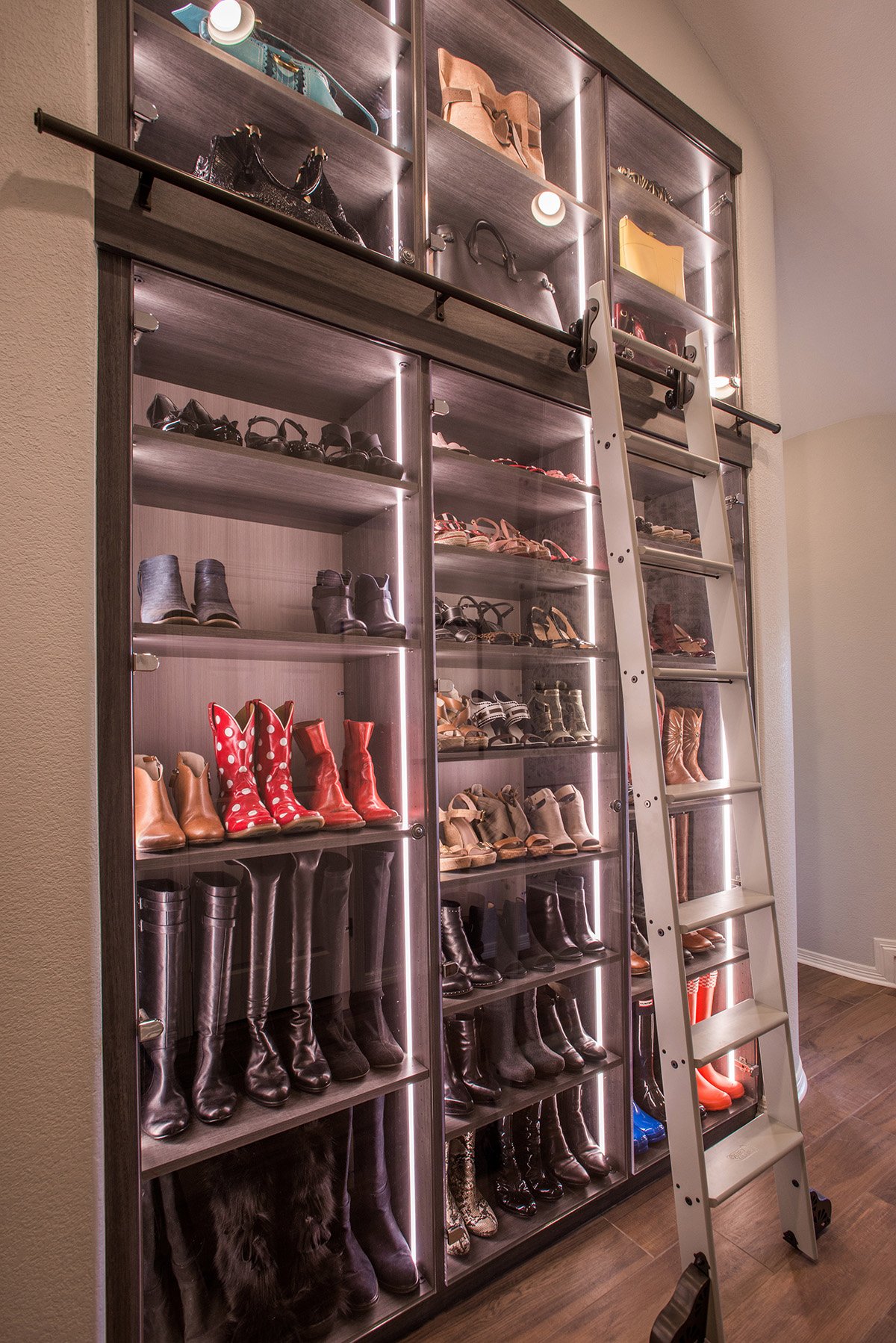 DIY LED Shoe Closet — Becki and Chris