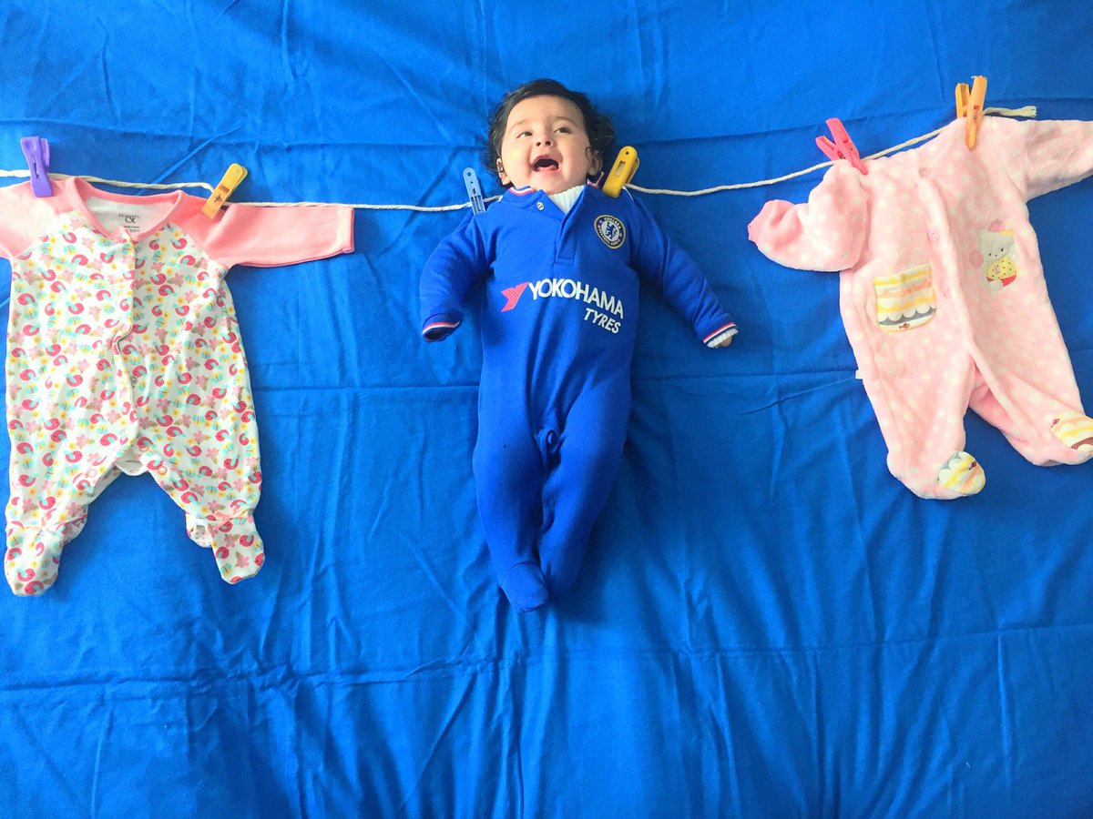 Romil09's tweet photo. #zavya 👶 #blueisthecolour #CHEWAT @ChelseaFC #blueisthecolournomatterelse 💙💙💙💙💙💙 https://t.co/Fri6heJAOA