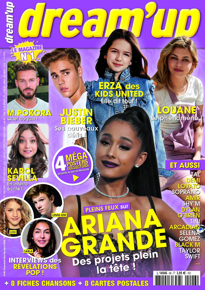 Le nouveau <a href="/DreamupMag/">Magazine Dream'up</a> est en kiosques depuis ce matin ! Retrouve #Louane #JustinBieber #KidsUnited #ArianaGrande et bien d'autres !