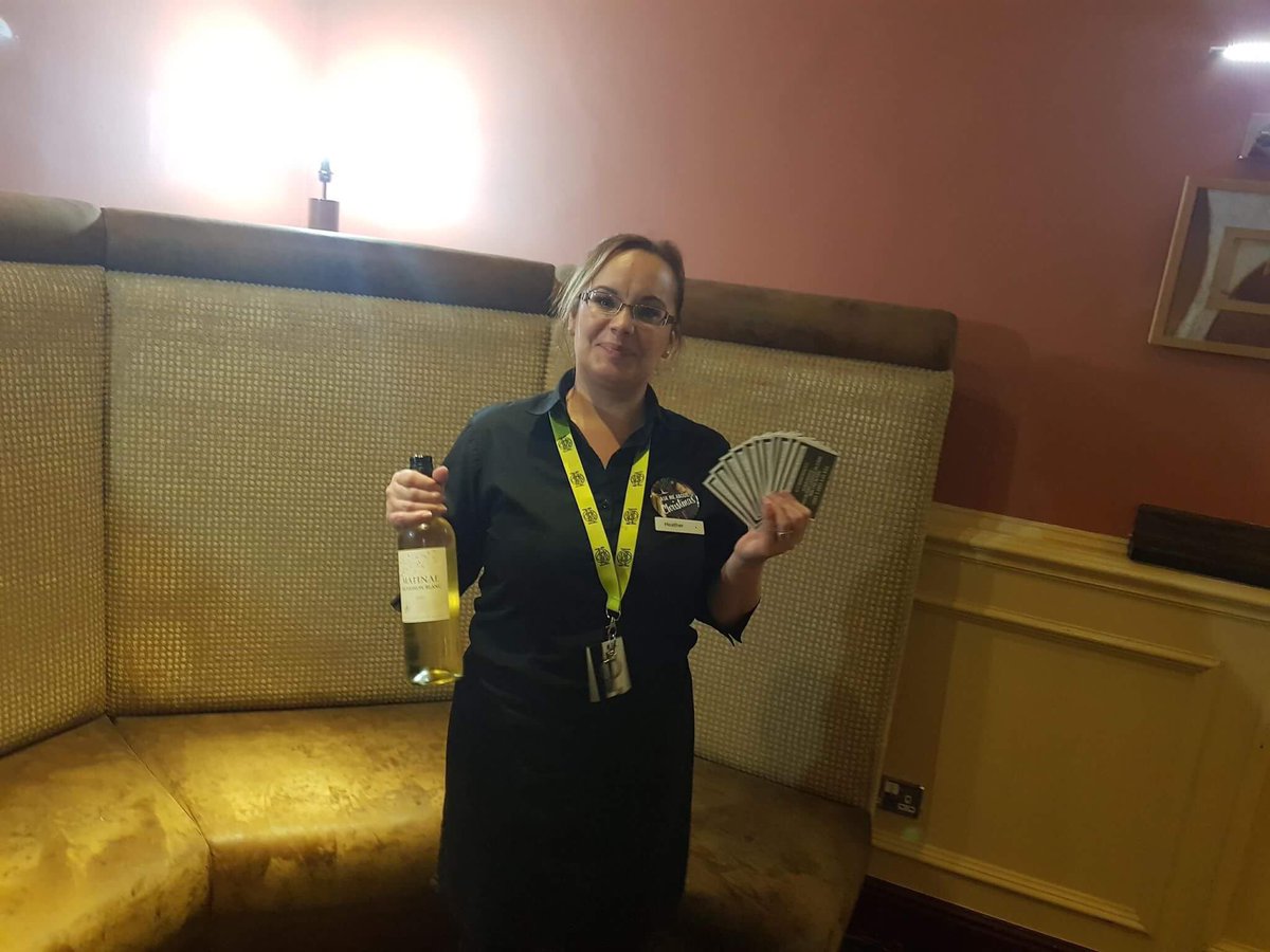 Heather smashed the tasty reward card sign ups last night. 12 in total. Well deserved bottle of wine <a href="/mattavery1968/">Matt Avery</a>