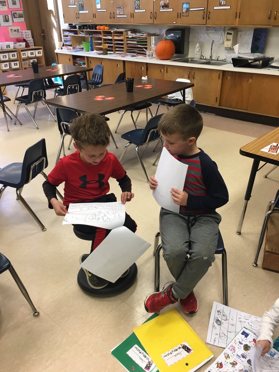 mrsnmeyer's tweet photo. Writing partners ask questions and help us revise our teaching books. #Edgewoodproud https://t.co/HX31Z7q5Oz