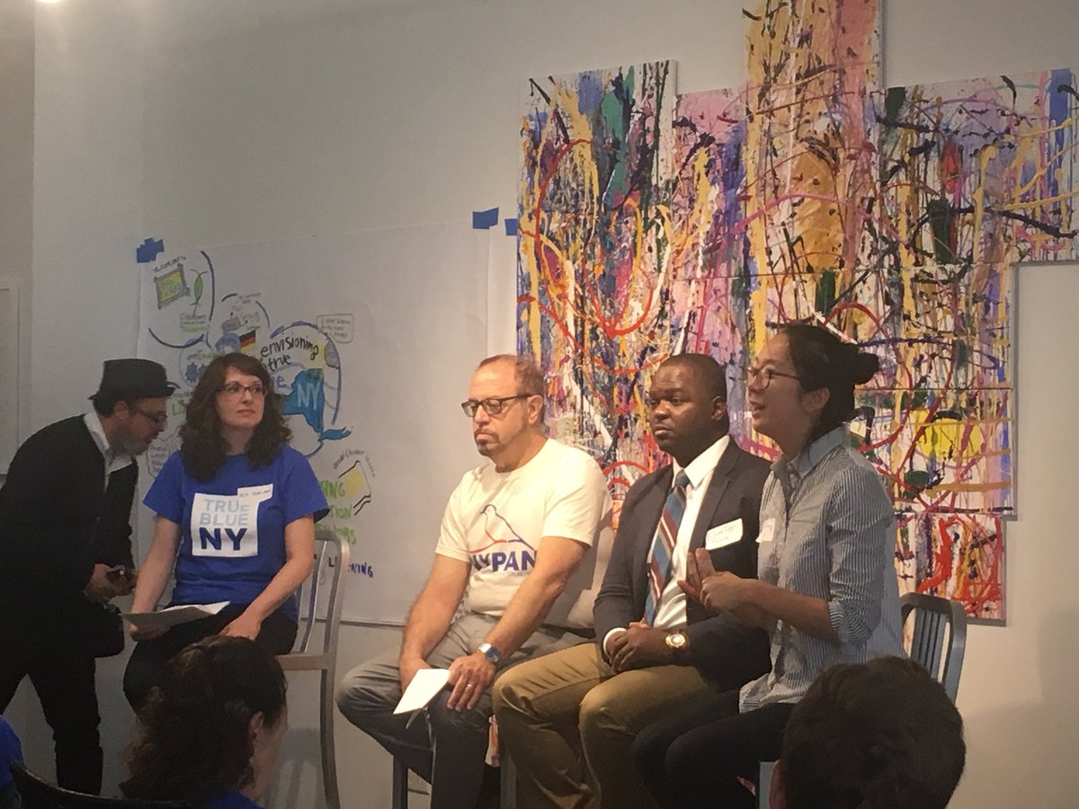 makeNYTrueBlue's tweet photo. You guys, the brain power on this panel is 🔵💪👍💥🥇🎯👍Susan Kang, Josue Pierre and Arthur Schwartz are great! https://t.co/pQRTx7zhxC