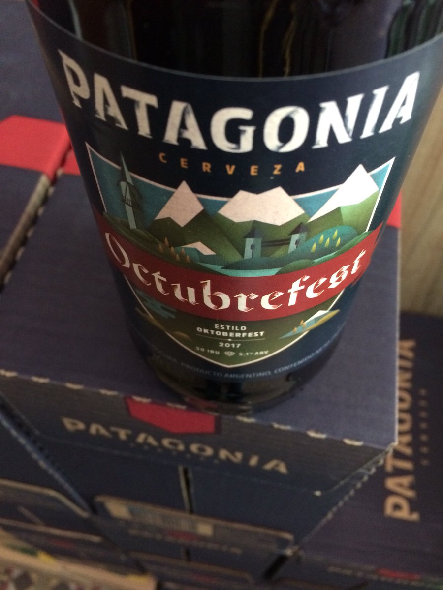 Recién llegadita. #beer #patagonia #Octubrefest #DespuesNoDigasQueNoTeAvise