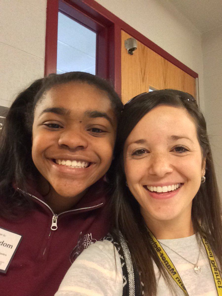 OrchPM's tweet image. Look who I found volunteering at the LLMEA auditions today! We miss you, Freedom! So good to see you.