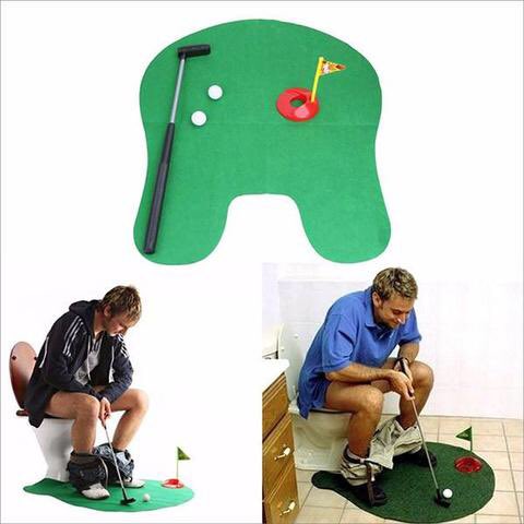 PaulGanelonSW's tweet photo. Hey Golfotron, le mini golf aux toilettes vous n’y aviez pas pensé ! #swam https://t.co/JgpKV7iCd5