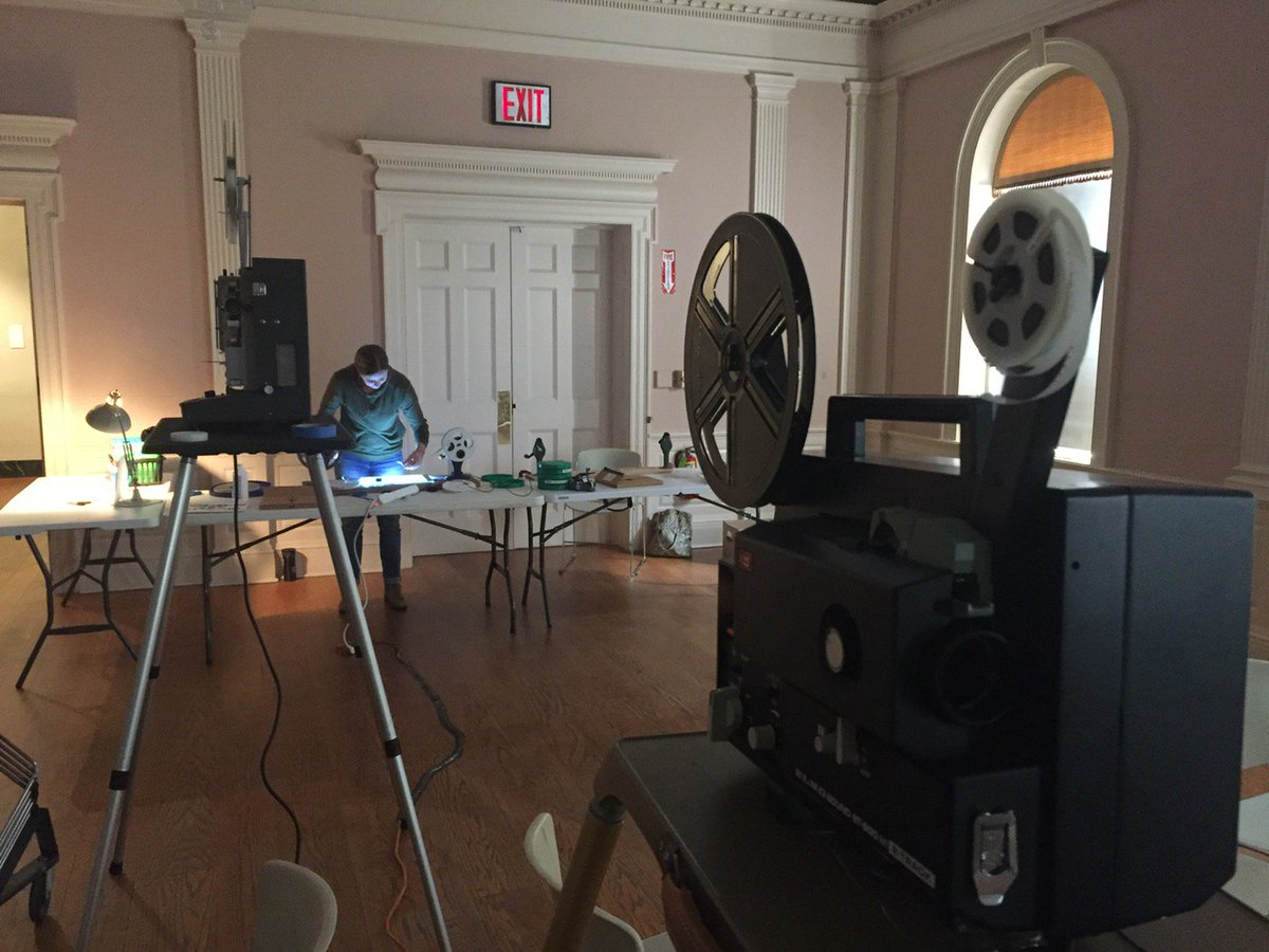 YaleFilmArchive's tweet photo. New Haven #HomeMovieDay is open and ready for business. Stop on by the @NewHavenMuseum to show and watch films. https://t.co/NjQkSkuyzz