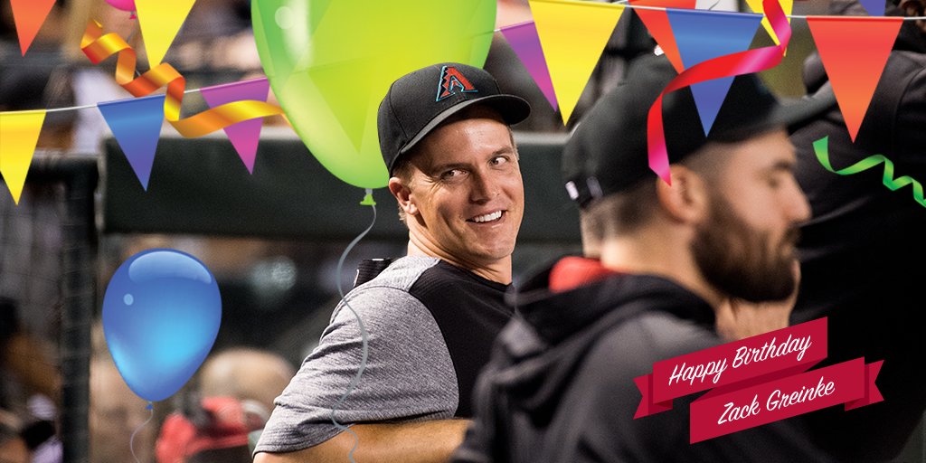 Wishing Zack Greinke a very happy birthday! 