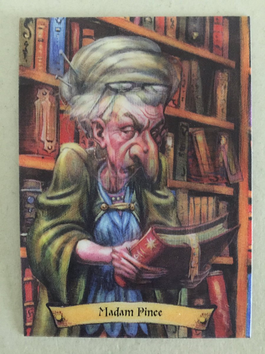Details about  / Harry Potter MADAM Pince Chocolate Frog Trading Card