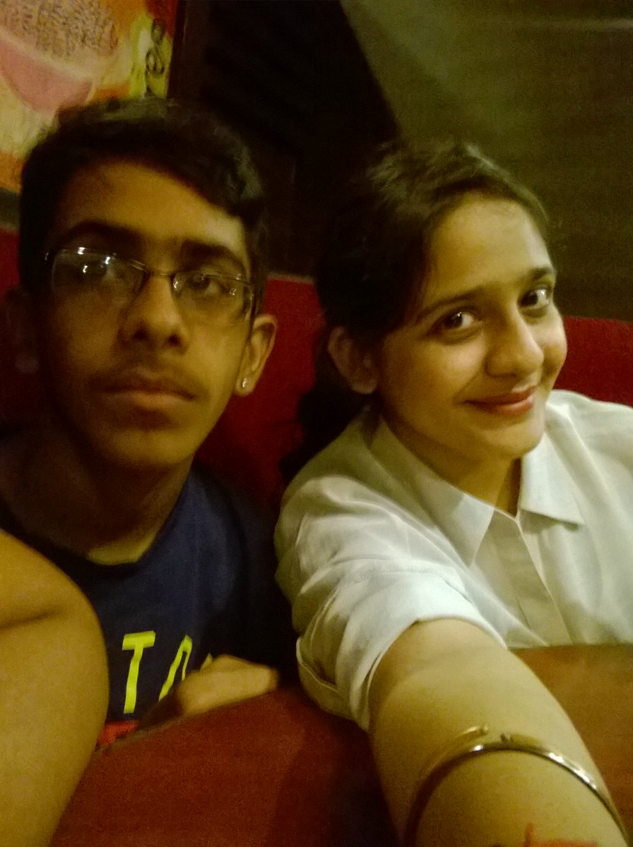 ChaudhraniKiran's tweet photo. @WforWoman "Mastikhor" bro &amp; sis 😊 @Jaichaudhrani06 
#TheDramaticDuo #BhaiDooj https://t.co/c7xKelKtRL