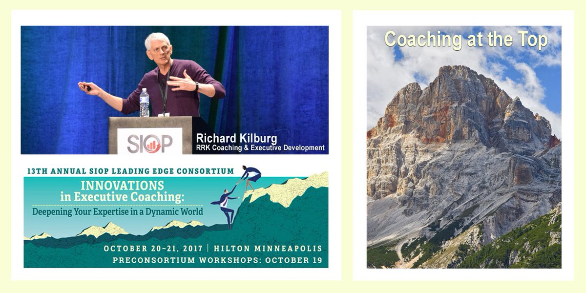 SIOPtweets's tweet photo. Richard Kilburg discusses the particular challenges of coaching top executive clients. #LEC17 https://t.co/Val7uN7uwn