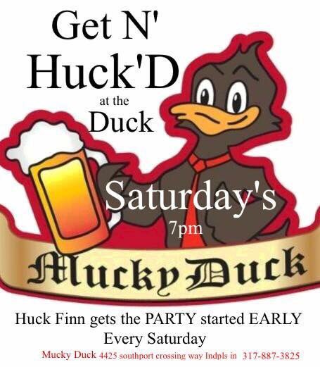 gothuck's tweet image. Party Tonight @MuckyDuckIN with Huck Finn &amp;amp; Friends 7pm @gothuck @Sirhuckster @SQUATCH_HUNT3R @midwestshows