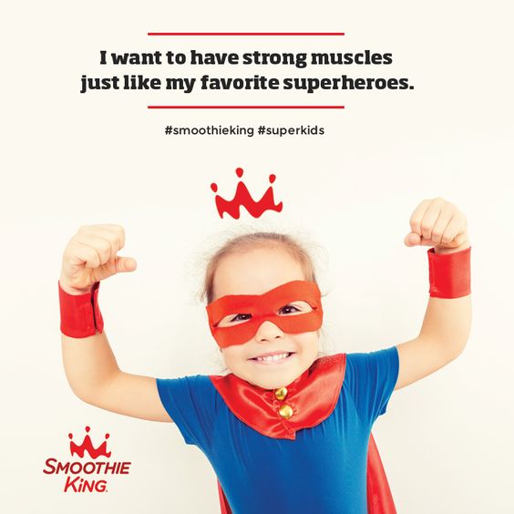 smoothiekingden's tweet photo. We love little Superheros! #Strong #SmoothieKing #BlendingSoon https://t.co/MXw9agbw4h