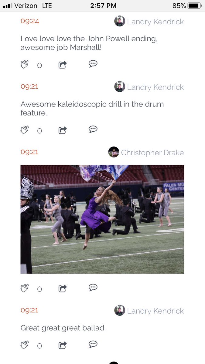 MarshallTigerMB's tweet photo. Some great shots from the BOA live blog during our performance this morning! #BoA2017 #BOAStLouis https://t.co/jLuUOMFfnY