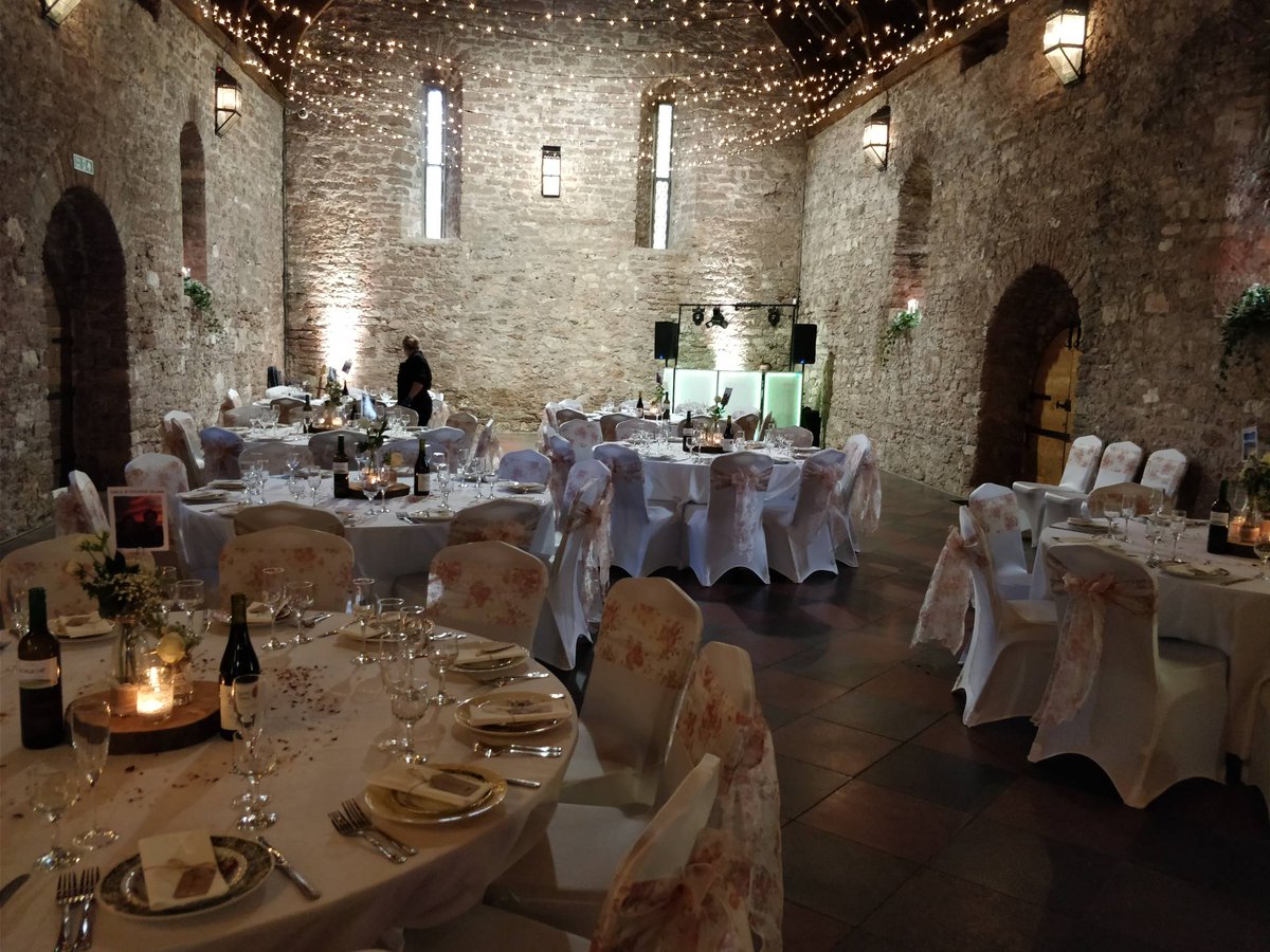 McGowanDiscos's tweet photo. All setup for tonight's wedding at the stunning Spanish Barn in Torquay!
#wedding #disco #spanishbarn #torquay #mcgowandiscos #beautiful 👰💍💒 https://t.co/9KW2CQAOQT