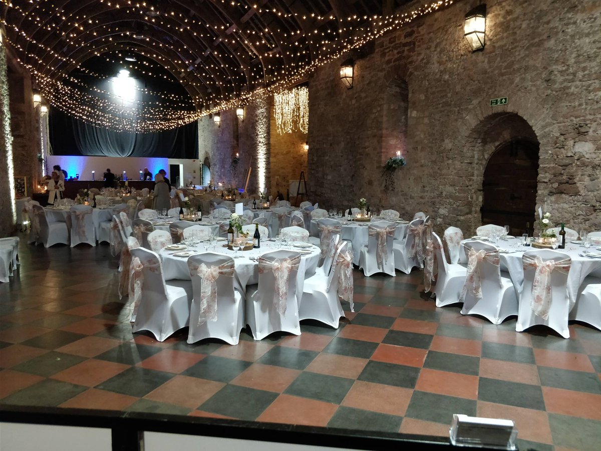 McGowanDiscos's tweet photo. All setup for tonight's wedding at the stunning Spanish Barn in Torquay!
#wedding #disco #spanishbarn #torquay #mcgowandiscos #beautiful 👰💍💒 https://t.co/9KW2CQAOQT