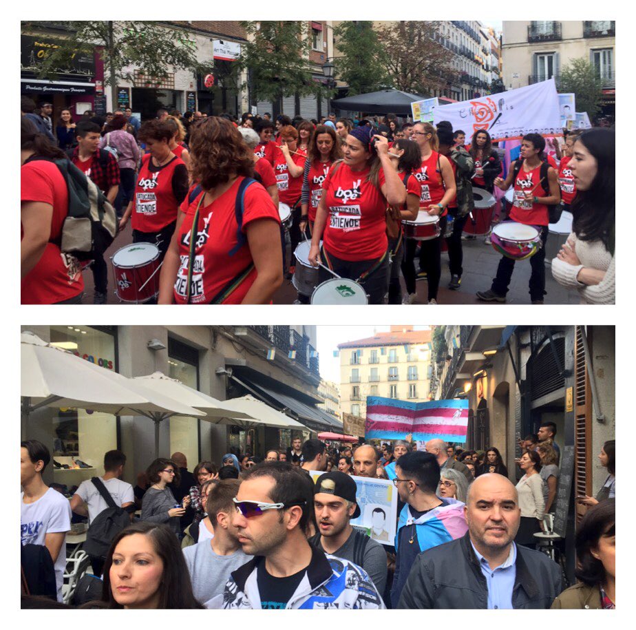 CarlaAntonelli's tweet photo. Hoy en manifestación #Madrid por la Despatologización de las Identidades #TRANS de Plaza Chueca a Jacinto Benavente, #StopPatologización #DerechoASer, ni trastorno ni incongruencia, la #OMS si debe hacerselo mirar 💙💗💙 https://t.co/fqTwoX3f5V