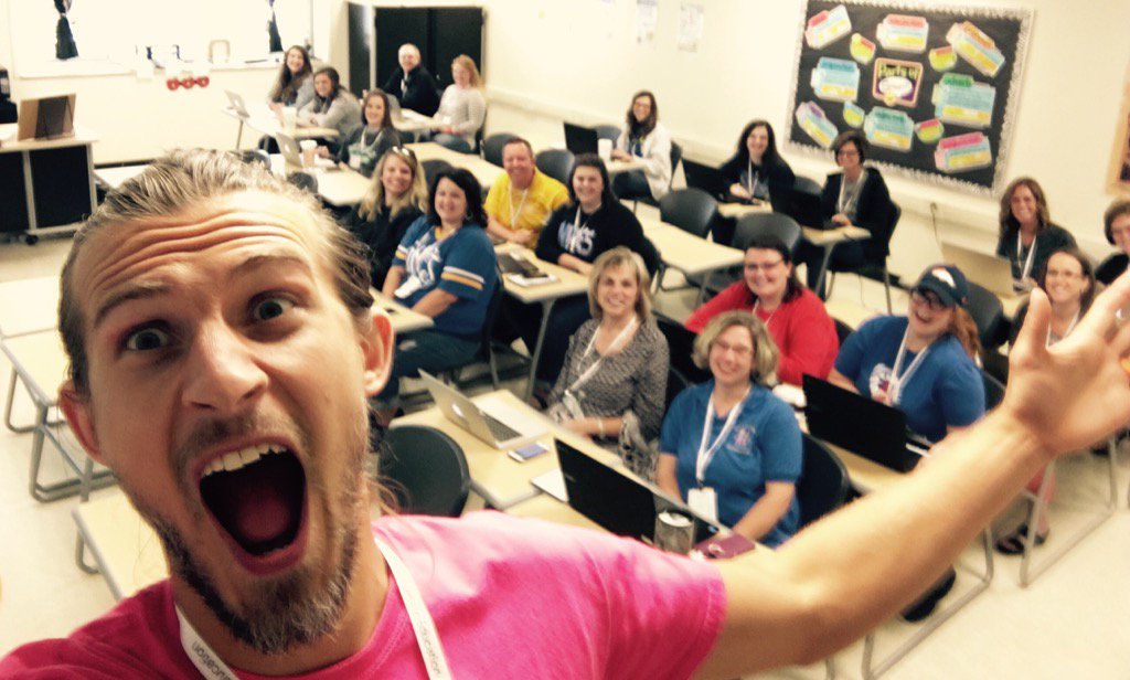 At least one person is excited about Read&amp;Write and EquatIO :) #gafesummit #edtechteam