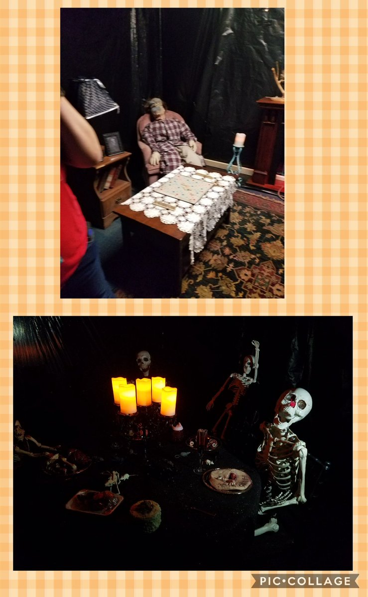 Only at Bayshore do we have a haunted walk during Family Movie Night #familyfun <a href="/LeeSchools/">School District of Lee County</a> #hauntedwalk