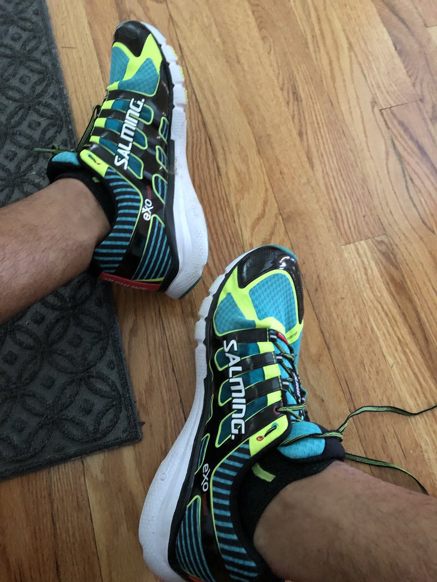 Day before my 50k, so 30 minutes very easy. #FeltGood Before the last few weeks, I’d forgotten how much I love the <a href="/Salming_N_Amer/">Salming Running</a> Speed5.