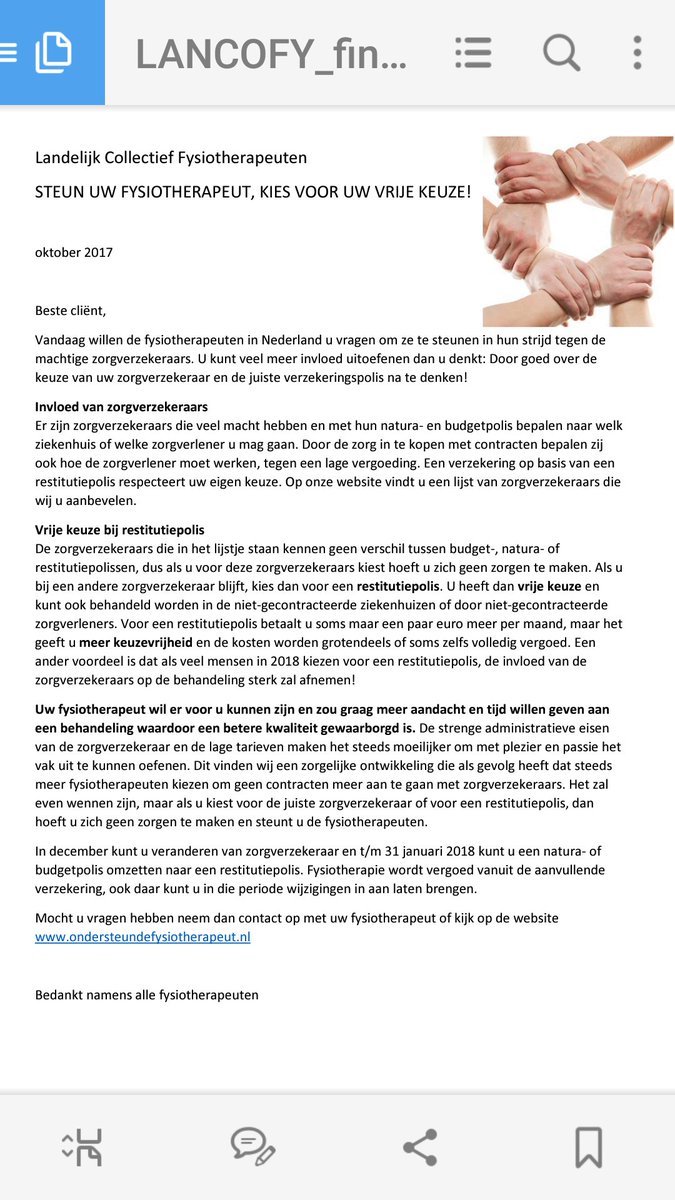 TasRosaria's tweet photo. #ondersteundefysiotherapeut https://t.co/k3hkUjG5Uw