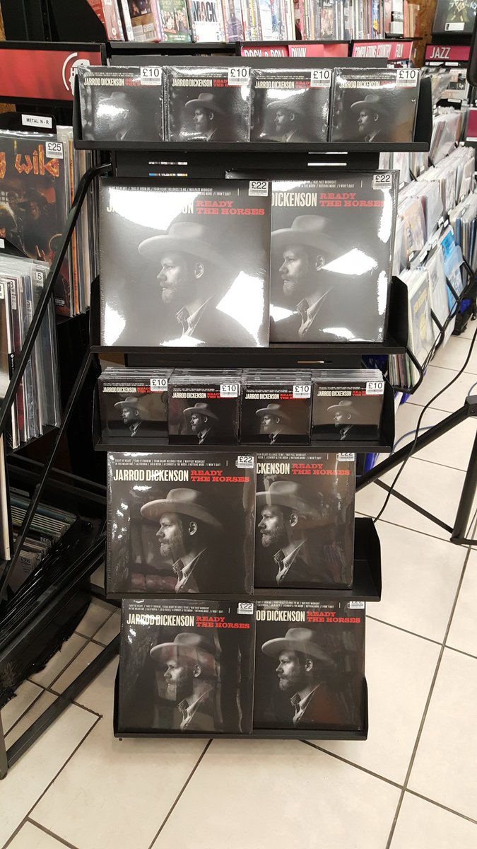 jarroddickenson's tweet photo. That's a whole lotta me! Big thanks to the good folks at @HeadBelfast for having us in the store today. Best record store in N. Ireland! https://t.co/CxWF0xwIhn