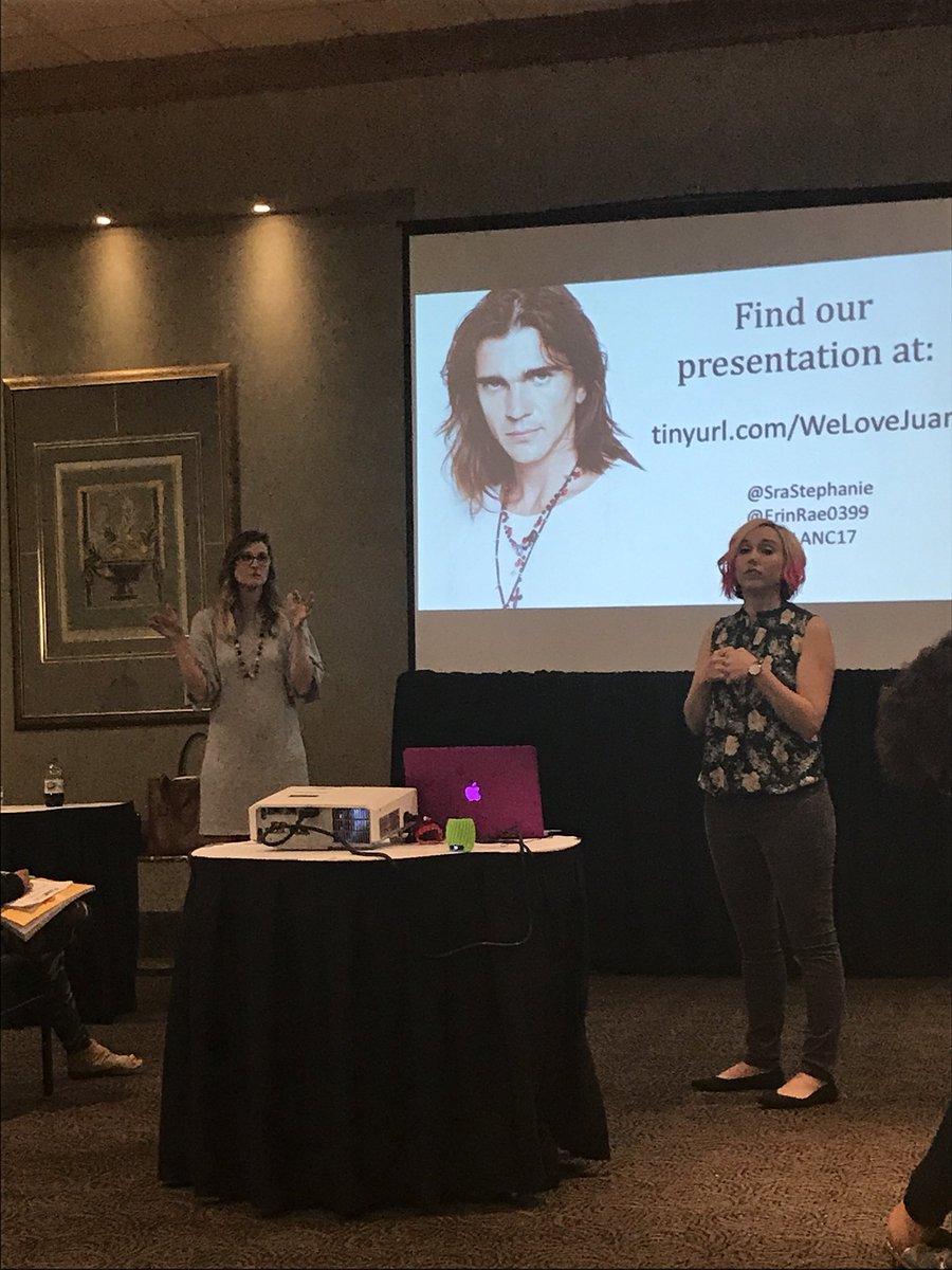 KJDavin's tweet photo. These two have such incredible ideas for language teaching #FLANC2017 https://t.co/oS4Jb1DUAh