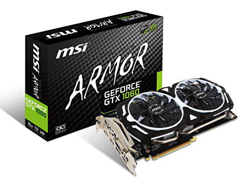zonr_co's tweet photo. MSI Computer GTX 1060 ARMOR 6G OCV1 NVIDIA GeForce at $267.00 (save $30.16) on #amazon → https://t.co/S8V6beubeh #msi https://t.co/q00Mq7ORDc
