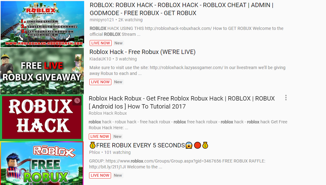 roblox free live