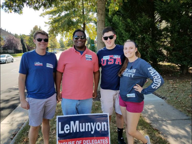 CRFVirginia's tweet photo. Check out all the new @JimLeMunyon signs going up in the 67th district! Great work CRs!! #SaturdayAreForTheDoors #YouthForEd https://t.co/sPVRVGMgJ4