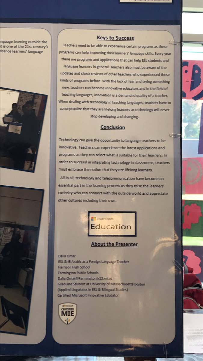 alharbiwejdana's tweet photo. #MITESOL2017 @mitesol #KSAedex
بحوث علميه تهتم بالعملية التعليمية تم عرضها في المؤتمر @Jwaher_alsh3
@mualosaimi @MSAlmoqbel https://t.co/LfR8Ru0O4o