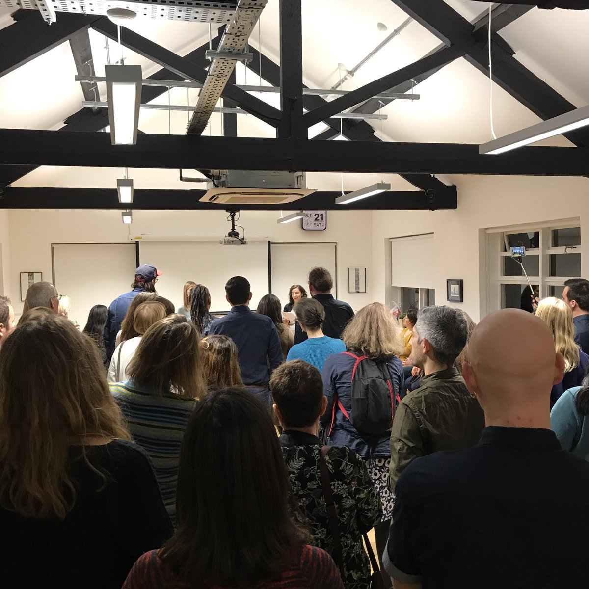 StillpointHQ's tweet image. A wonderful group have come together for the launch of Tasha &amp;amp; Cornelia&apos;s book this eve #workingacrossmodalities #artstherapies #spslondon