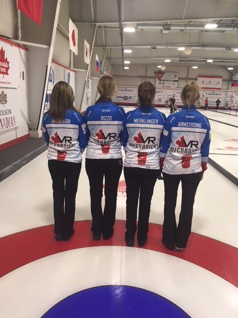 PivotCurling's tweet photo. The Ladies are looking fine in new curling gear from @PivotCurling Best of luck to you this season @slider1_ https://t.co/aG3y6tm0TN
