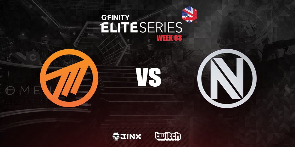 Method's tweet photo. Coming up next from the @Gfinity #EliteSeries #S2: #MethodCSGO vs @TeamEnVyUs!
🔴LIVE https://t.co/cnv2Ae288o https://t.co/tgYoFQkAkV