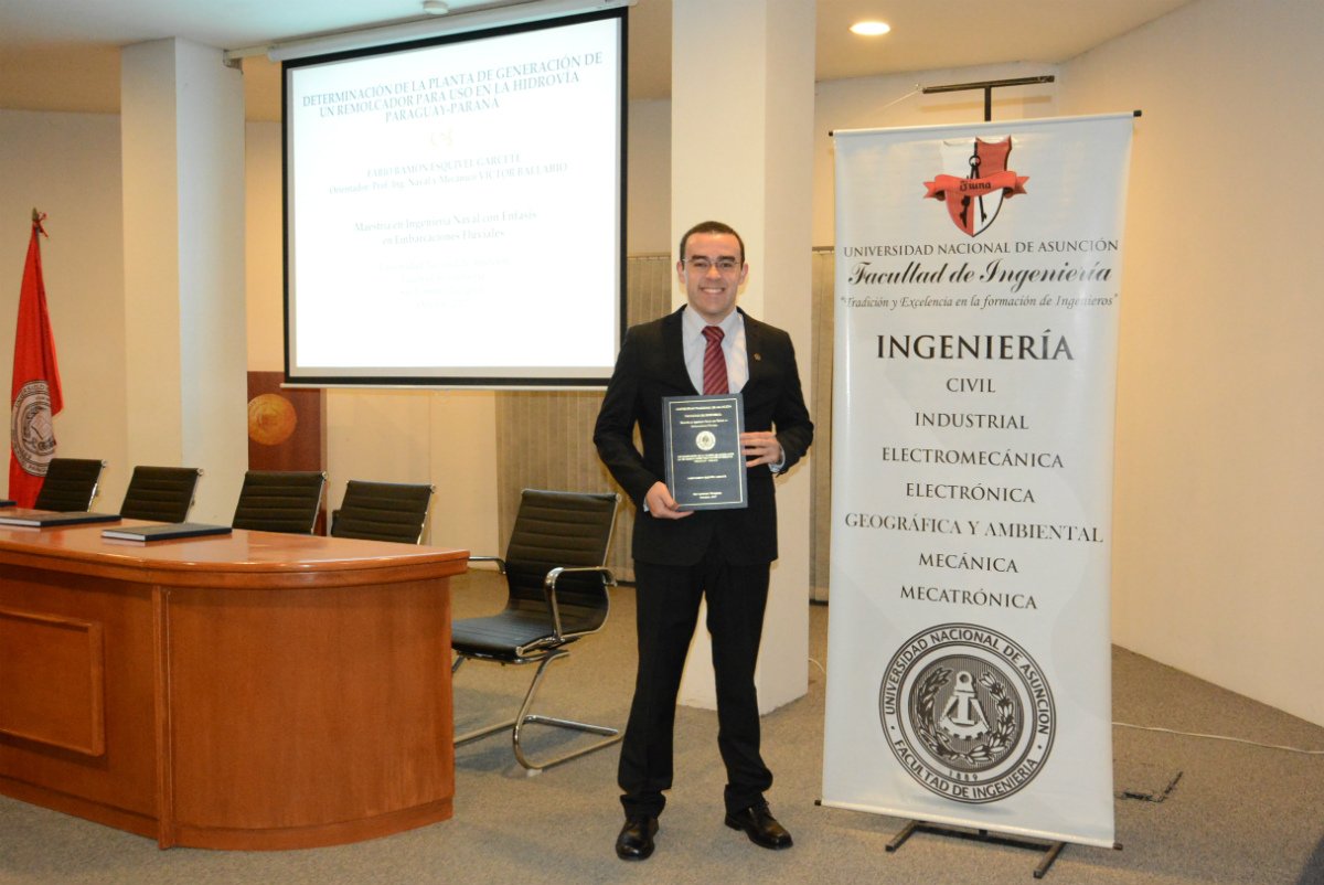 wp.me/p3j9x4-73g Se presentó en la FIUNA la primera defensa de tesis de Maestria en Ingenieria Naval con Énfasis en Embarcaciones F..